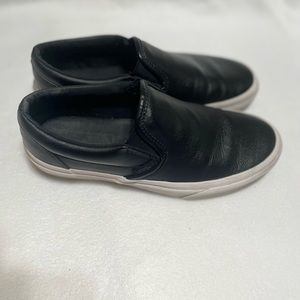 Black slip on Vans